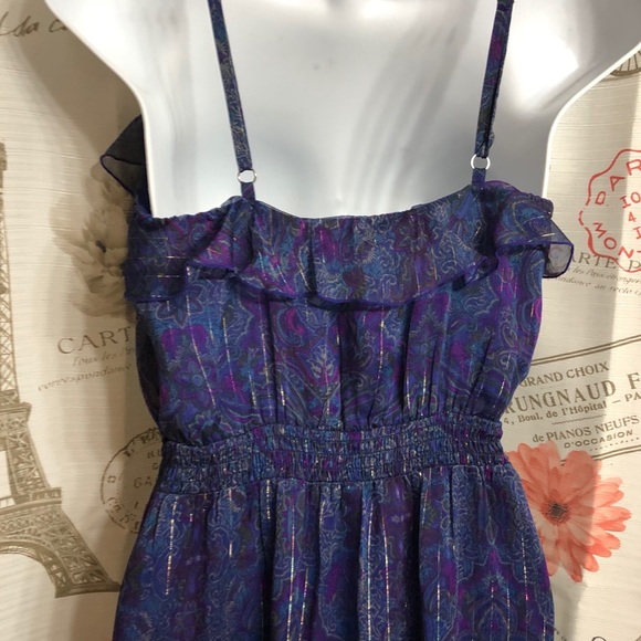 Express Navy Blue Maxi Dress - Picture 7 of 11